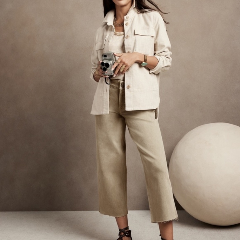 Banana Republic wide leg jeans